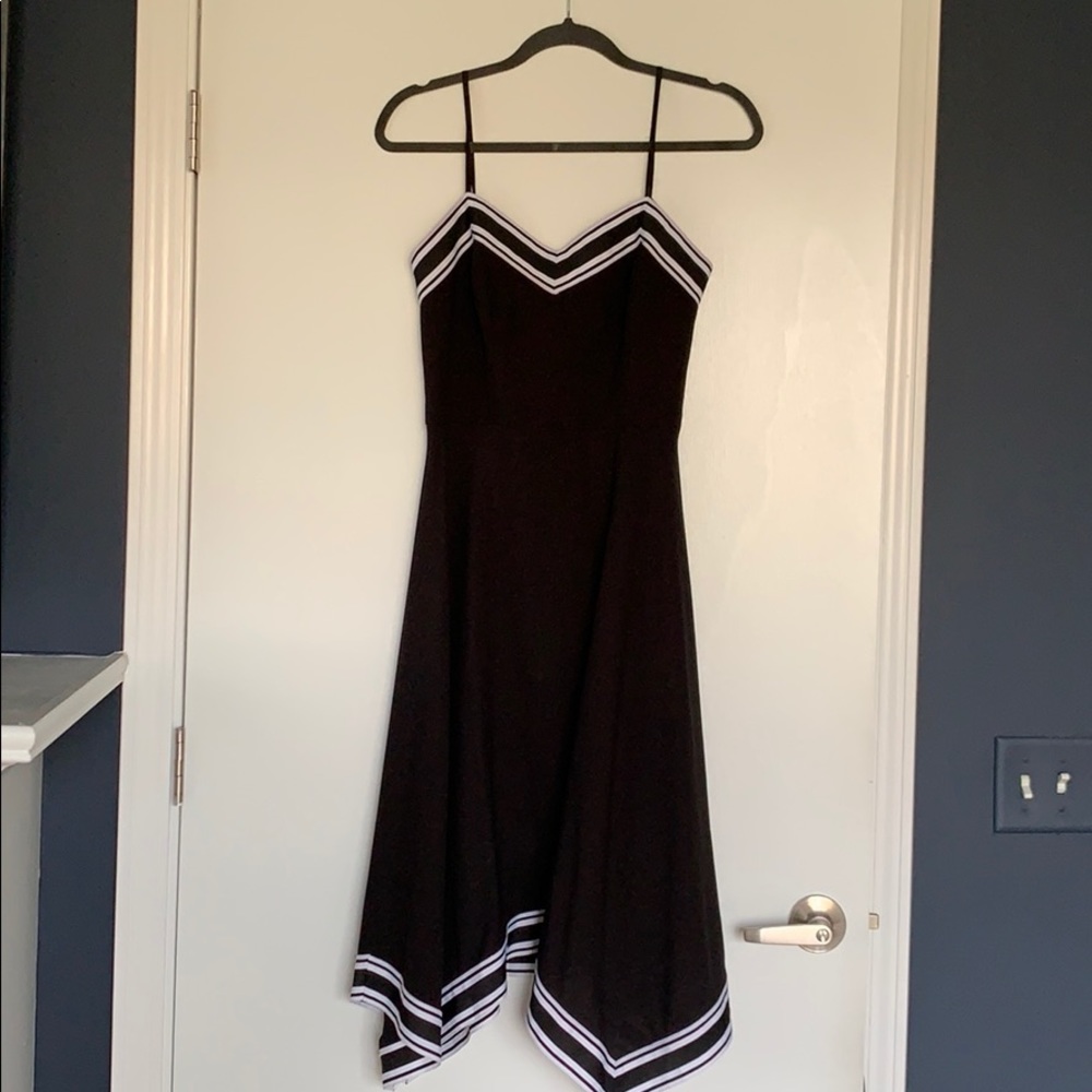 Ted Baker Asymmetric Black Dress, Size 2